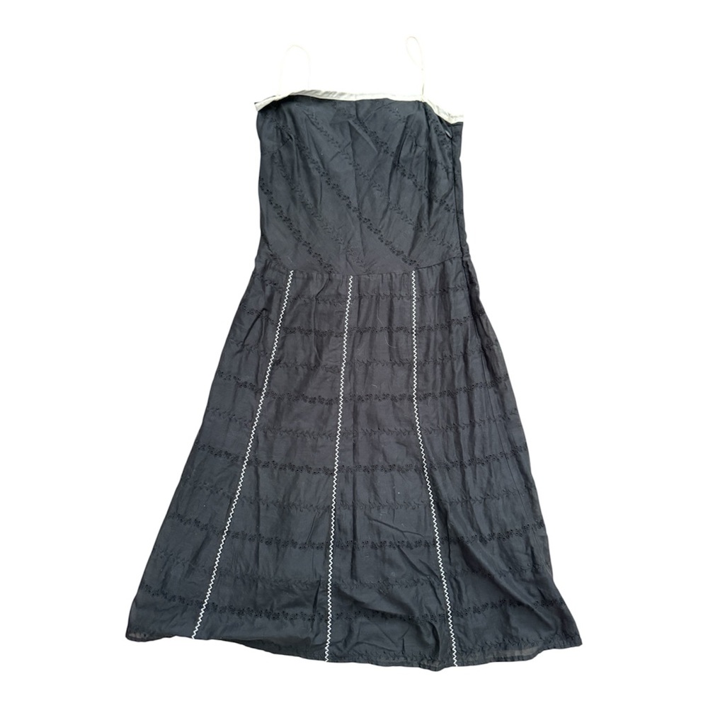 CO-OP Cooperative Women’s Black White Strapless Above Knee Casual Dress (Size 6)